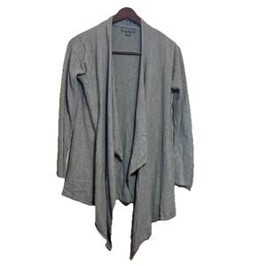 Barefoot Dreams CozyChic Lite Calypso Wrap Cardigan Sweater Gray Women Size L/XL